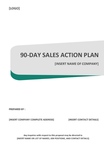 90 day sales plan template