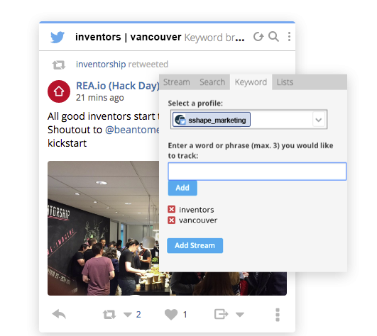 social selling social mention tool