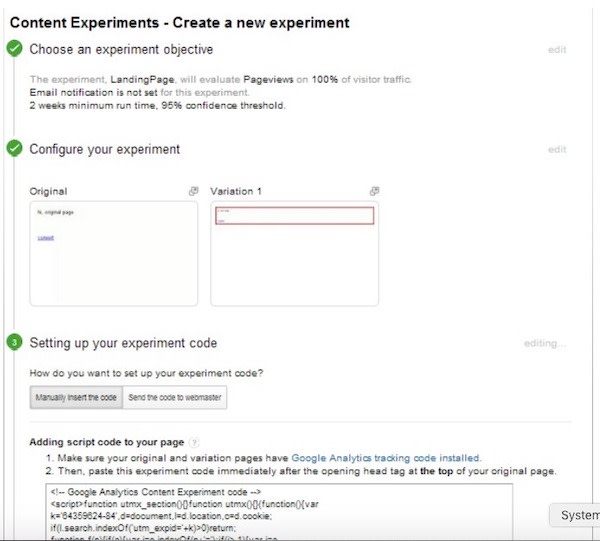 best website analytics tools google experiments