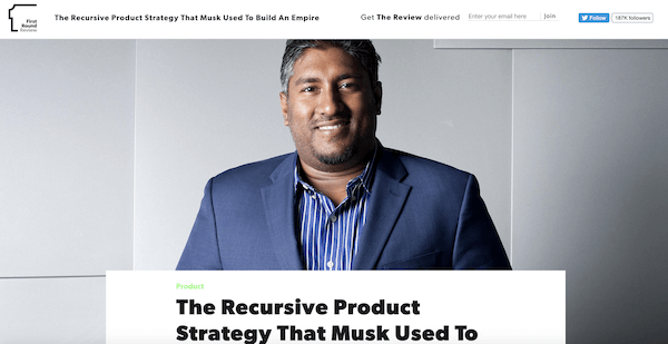 b2b content marketing funnel first round