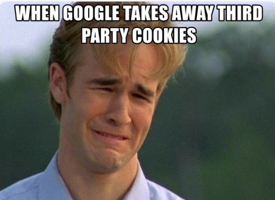 third party cookie Google meme