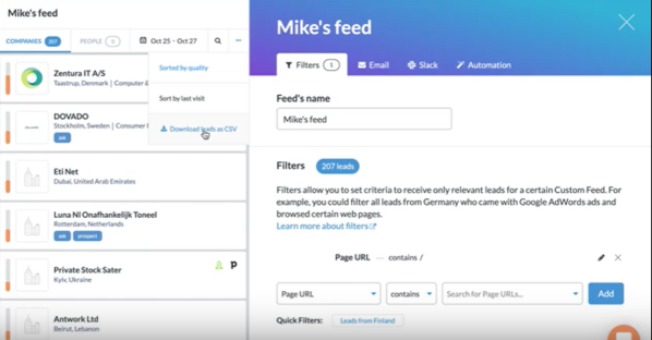 leadfeeder linkedin sales navigator