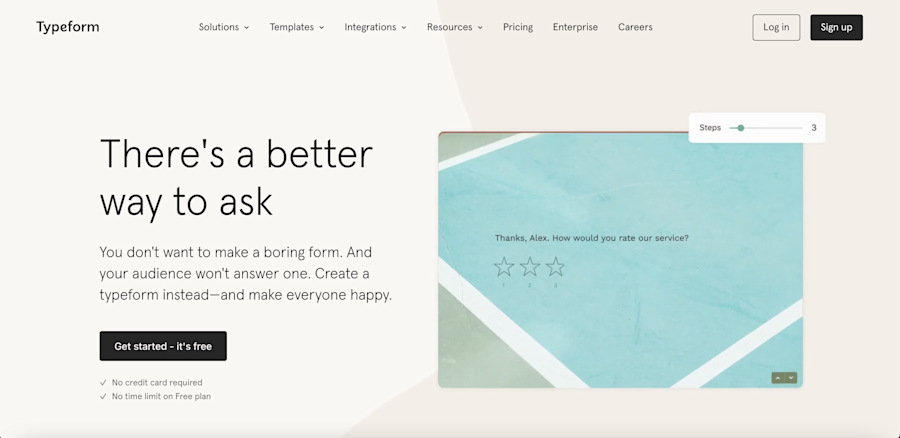 Typeform growth marketing tools