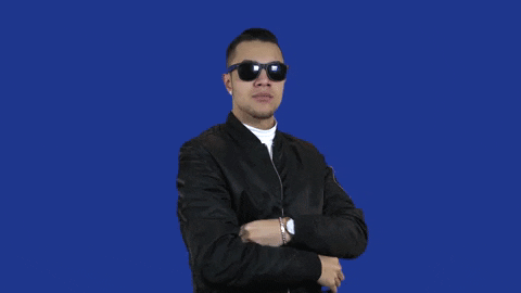 sunglasses man reaction