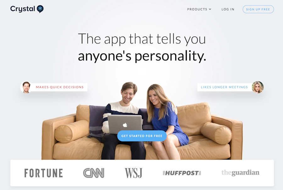 Best sales prospecting tools: CrystalKnows
