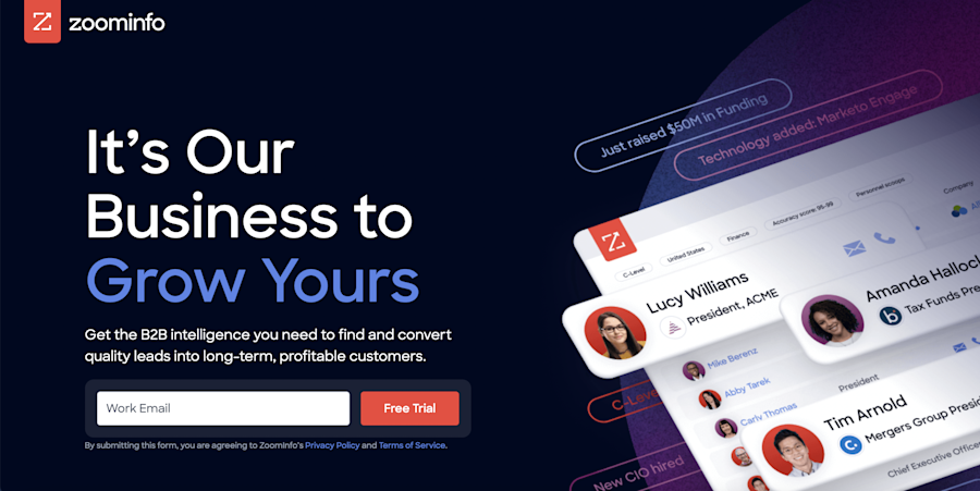 ZoomInfo software