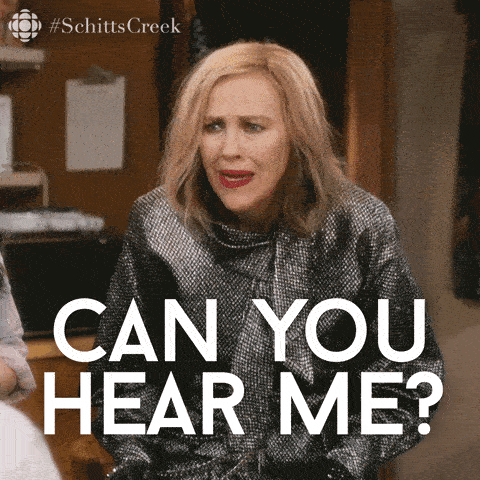 webinar sound quality reaction