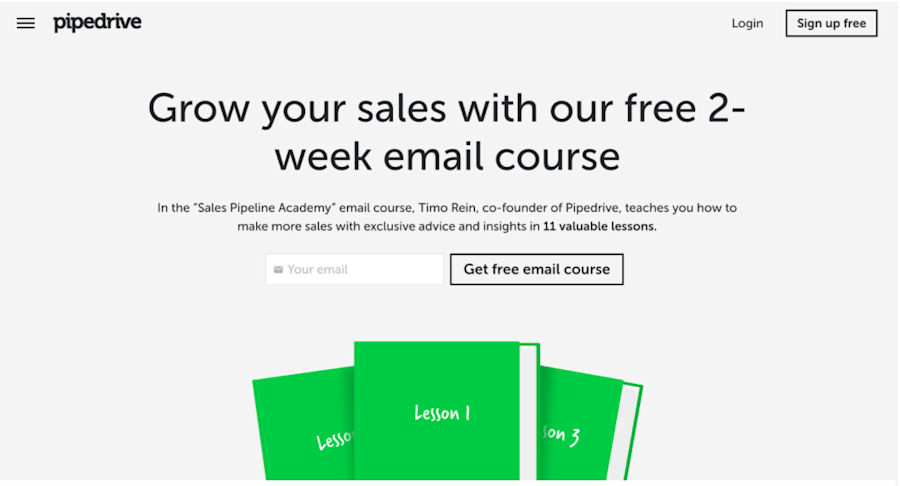 generate leads content pipedrive