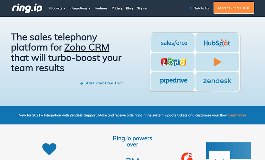 Ring.io is one of the best sales prospecting tools