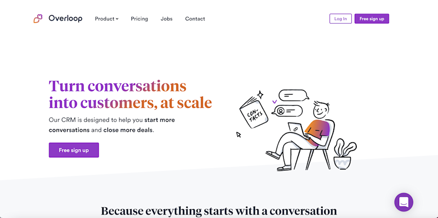 Overloop website screenshot