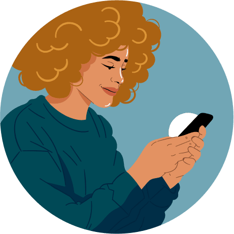 Girl on phone