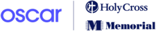 Oscar + Holy Cross + Memorial logo