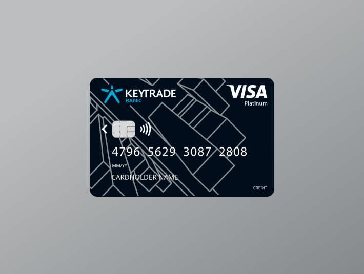 Visa Platinum on Silvery Background (top block)