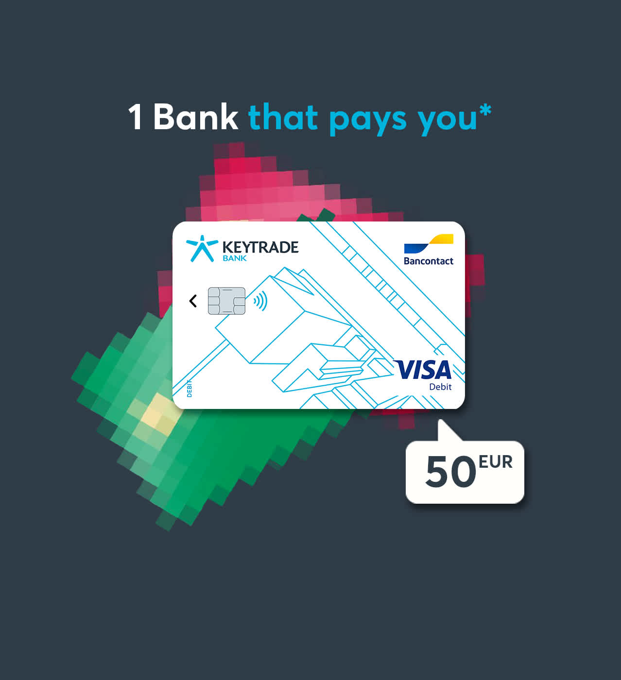 Bank that pays you 50eur
