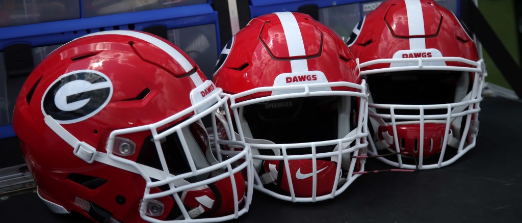 Georgia Bulldogs Football Helmets
