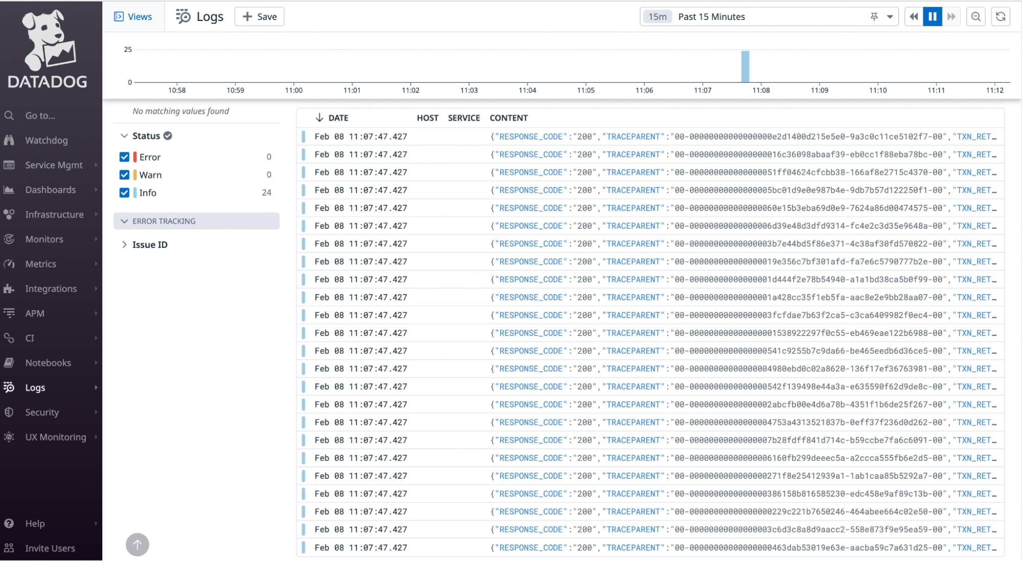 datadog logs