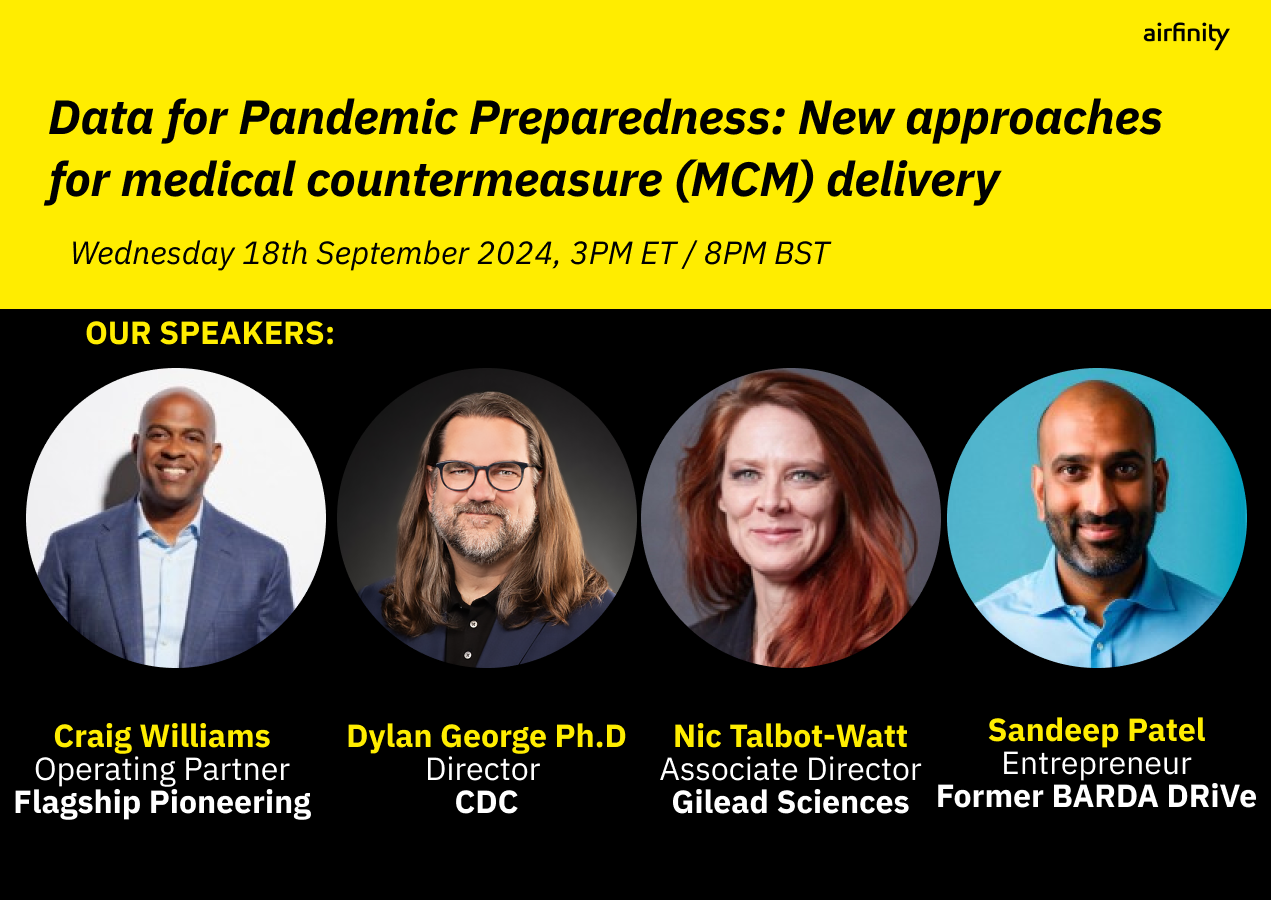 Data for Pandemic Preparedness: New approaches for medical countermeasure (MCM) delivery