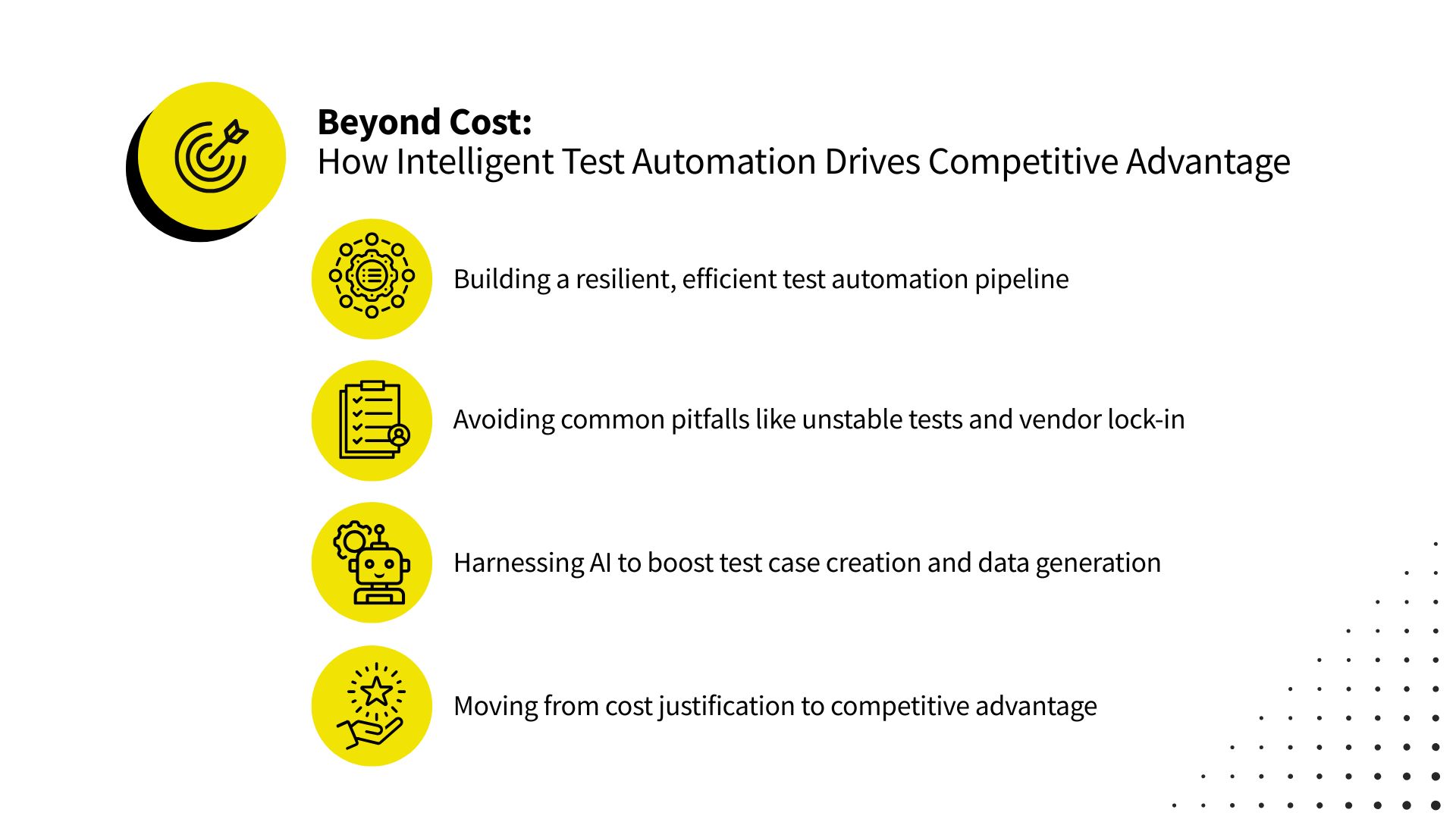 How Intelligent Test Automation Drives Competitive Advantage