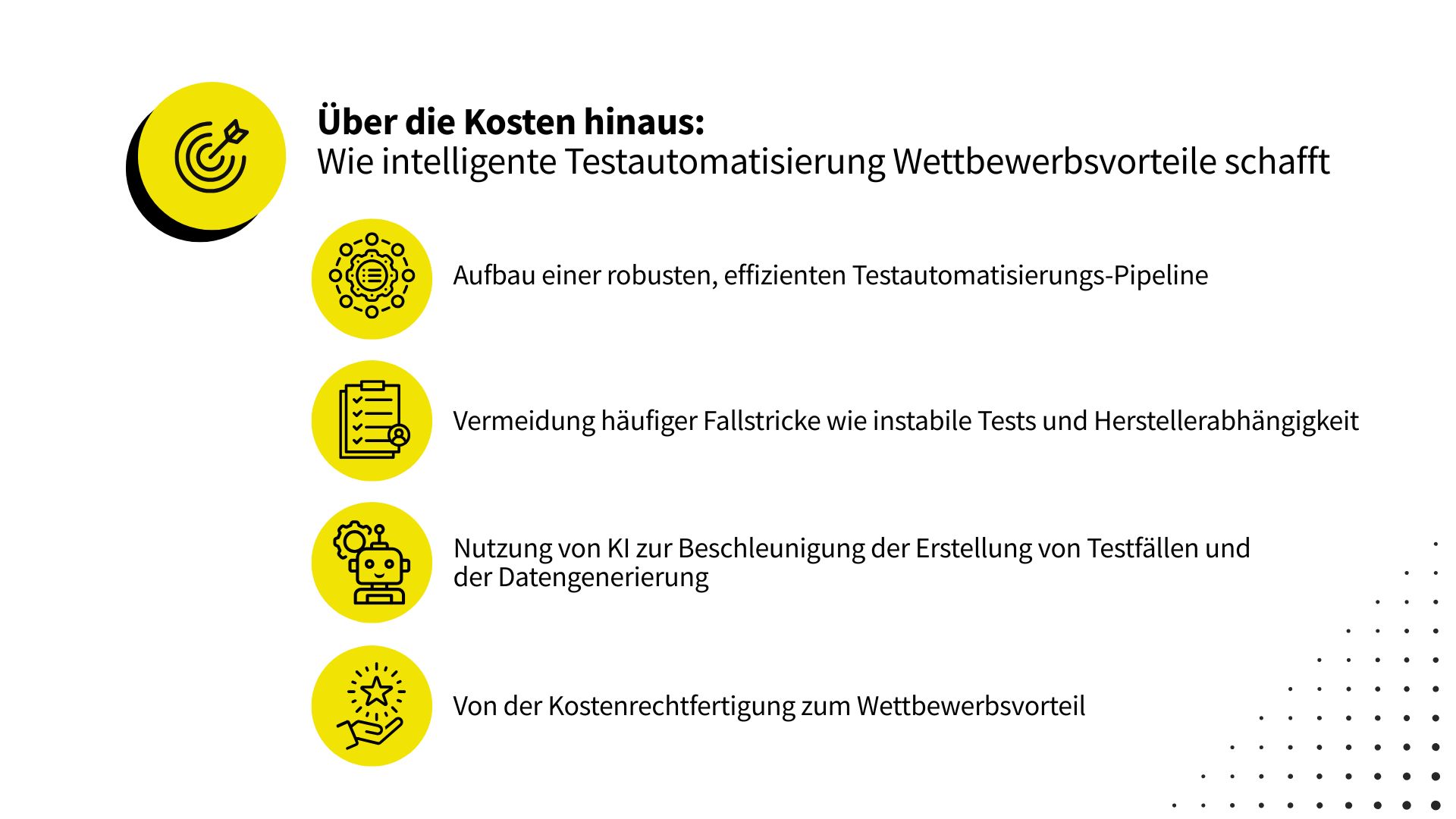 Wie intelligente Testautomatisierung Wettbewerbsvorteile schafft