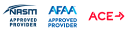 NASM Approved Provider. AFAA Approved Provider. ACE.