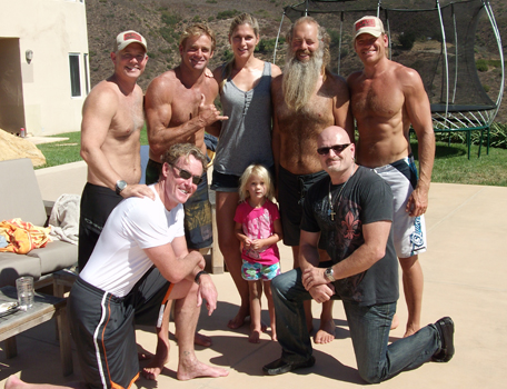 Actor John McGinley with Laird Hamilton and XPT students