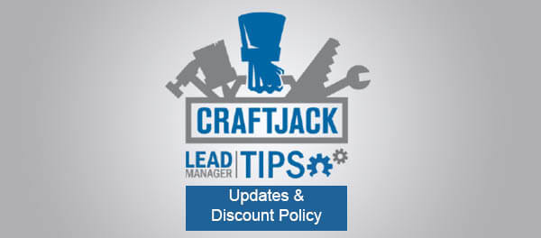 2017 CraftJack Updates: More Discounts & Commercial Leads Now Available