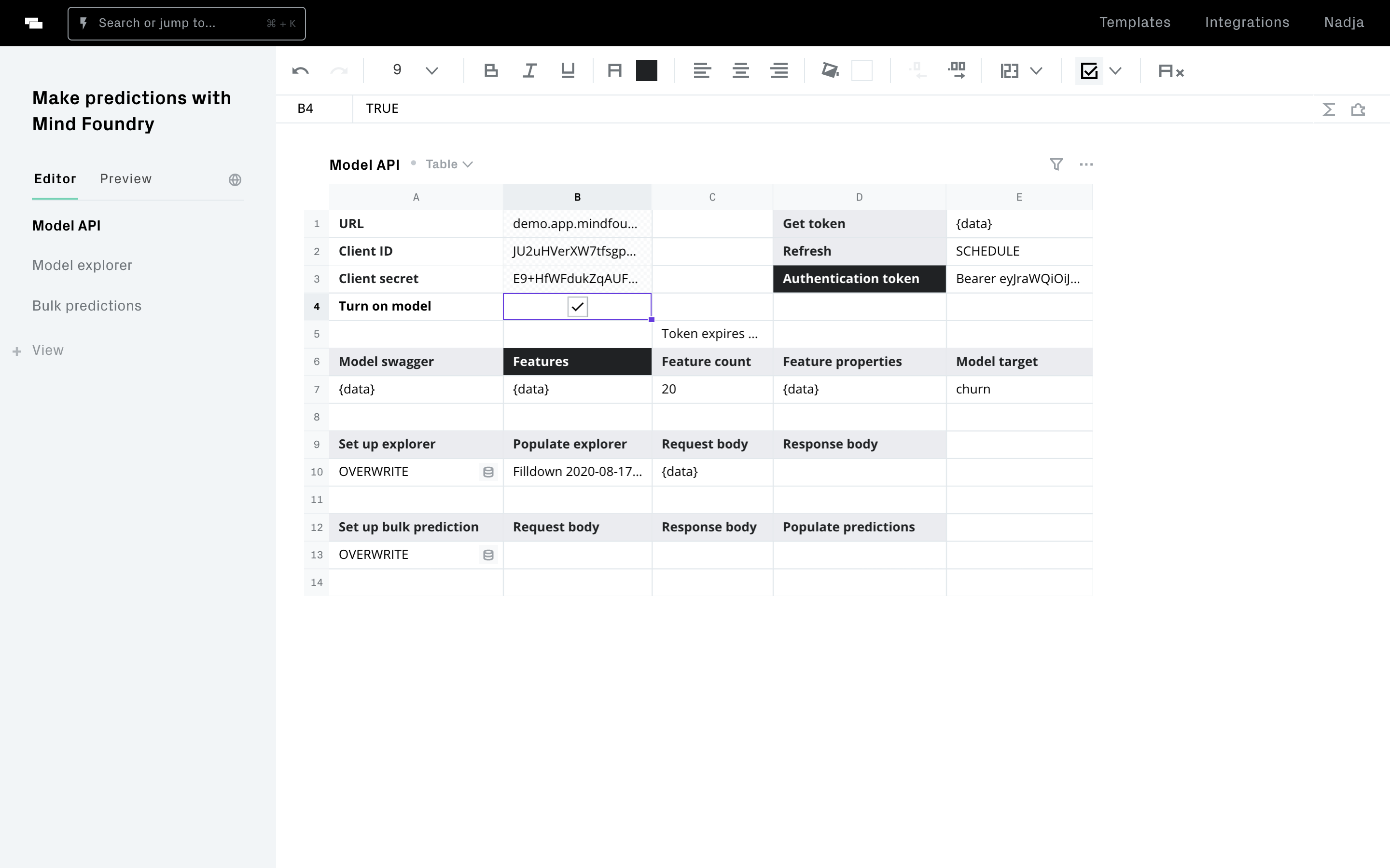 editor or live screenshot