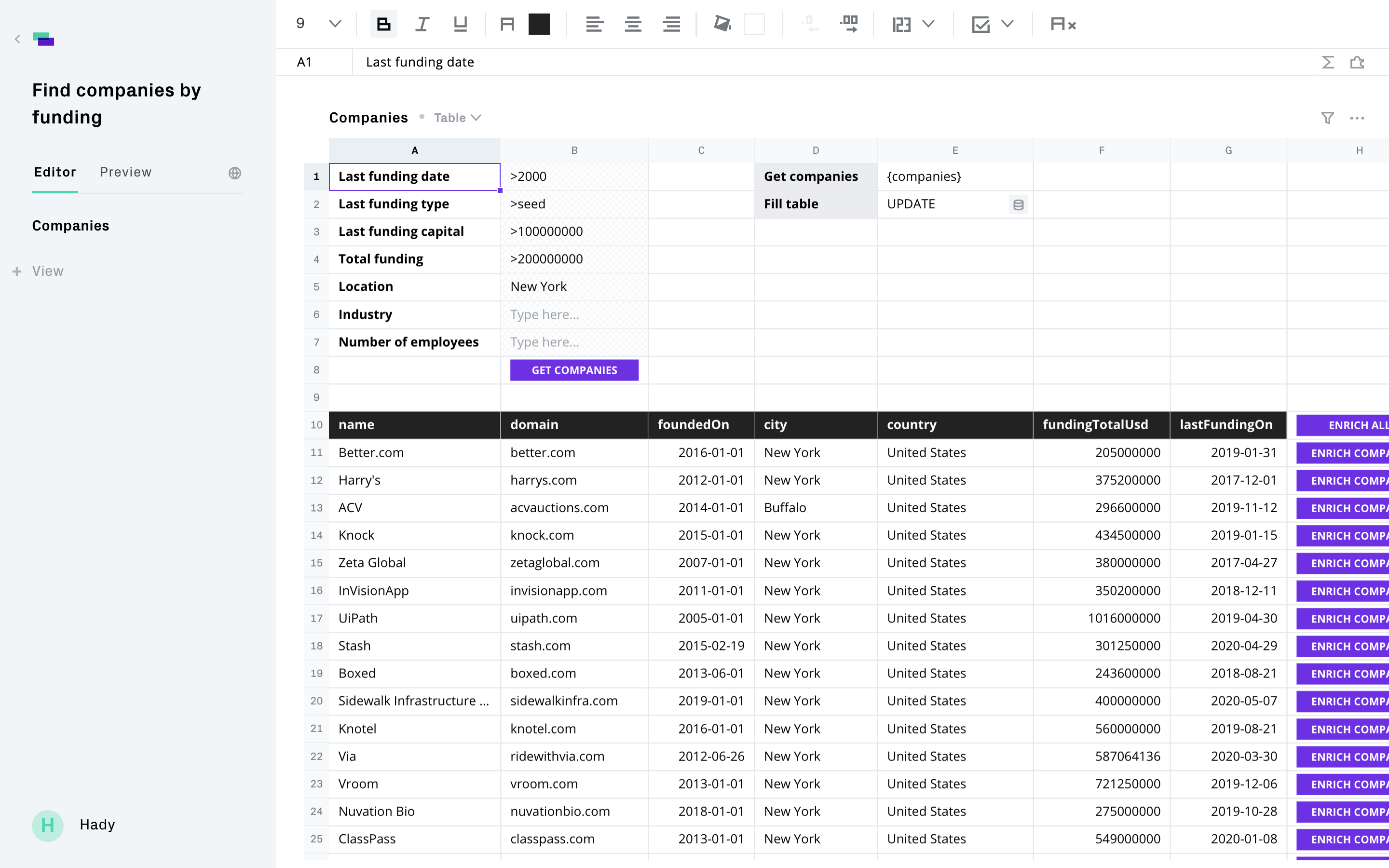 editor or live screenshot