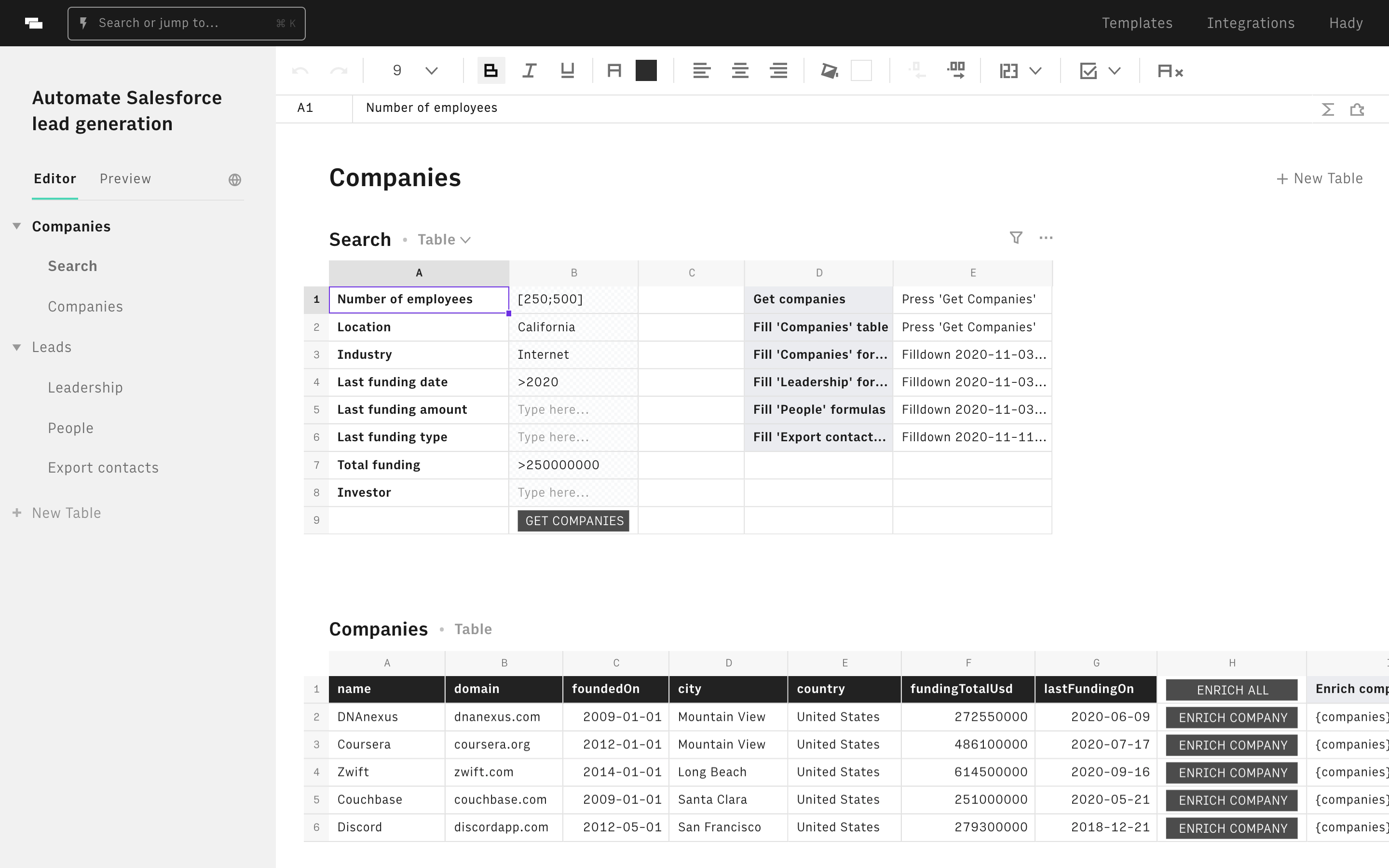 editor or live screenshot