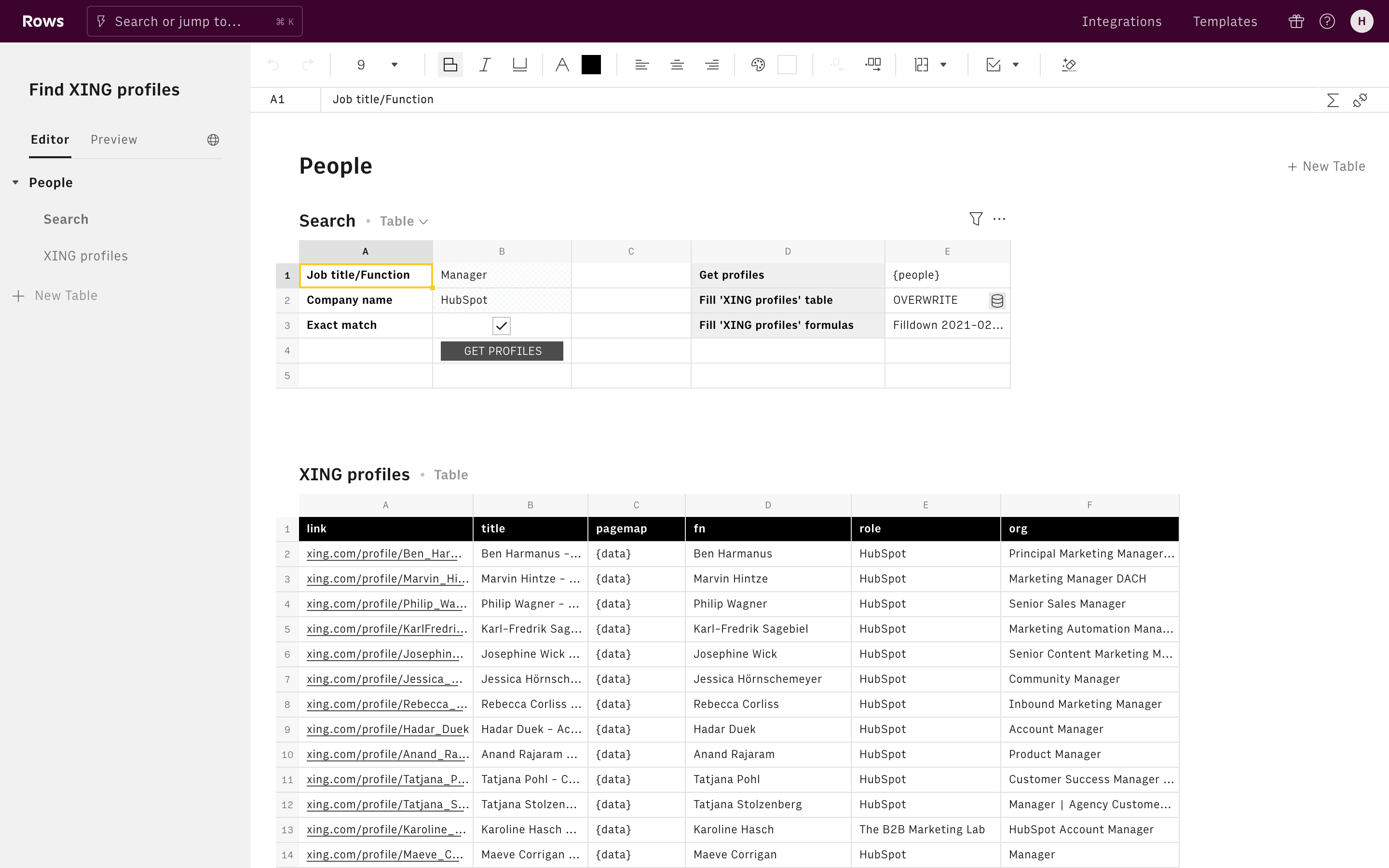 editor or live screenshot