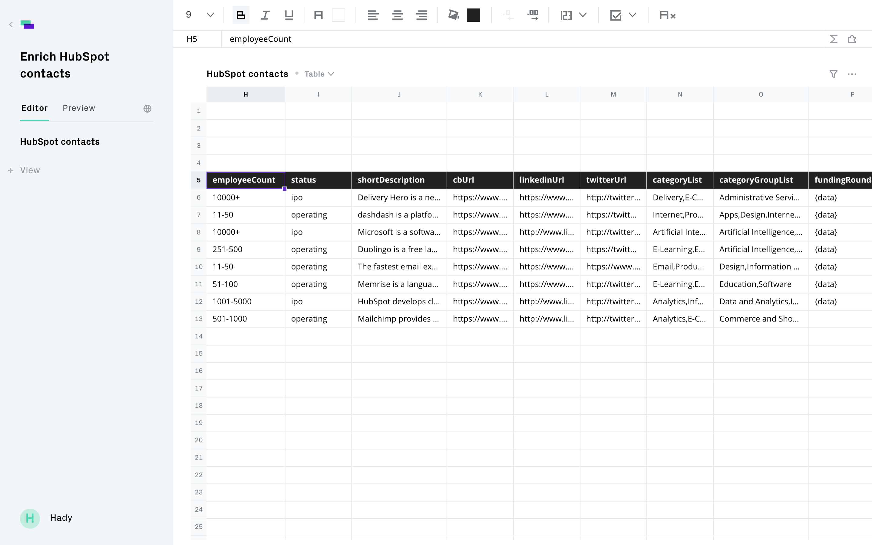 editor or live screenshot