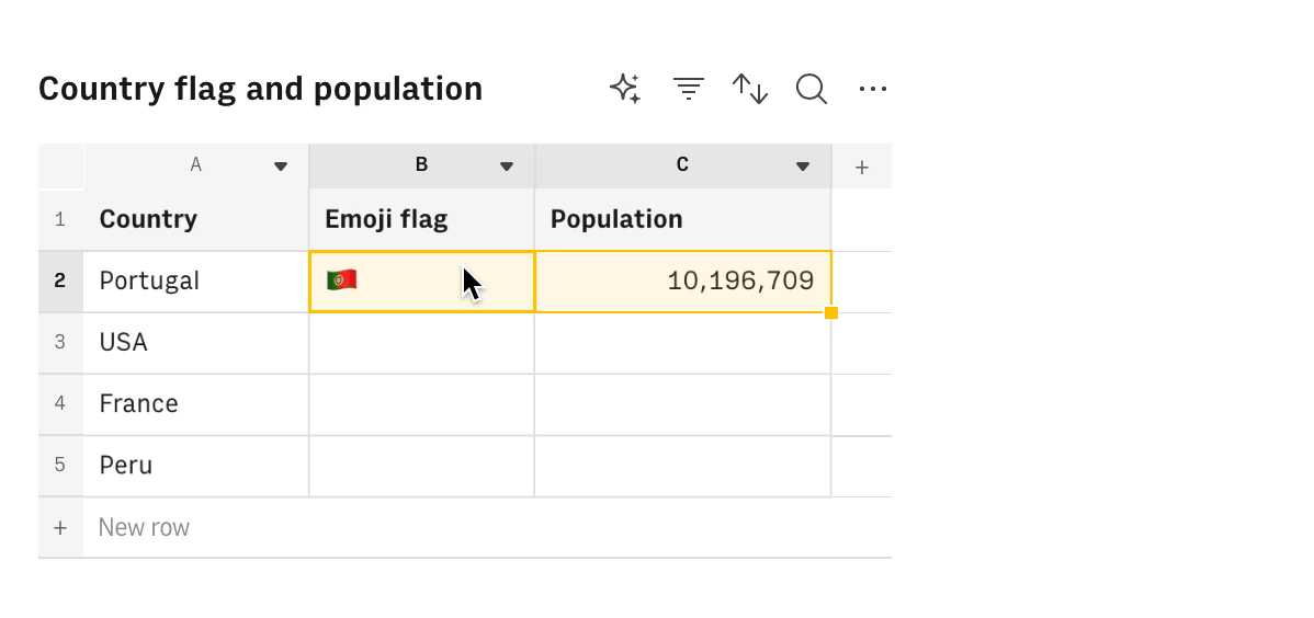 flag and population