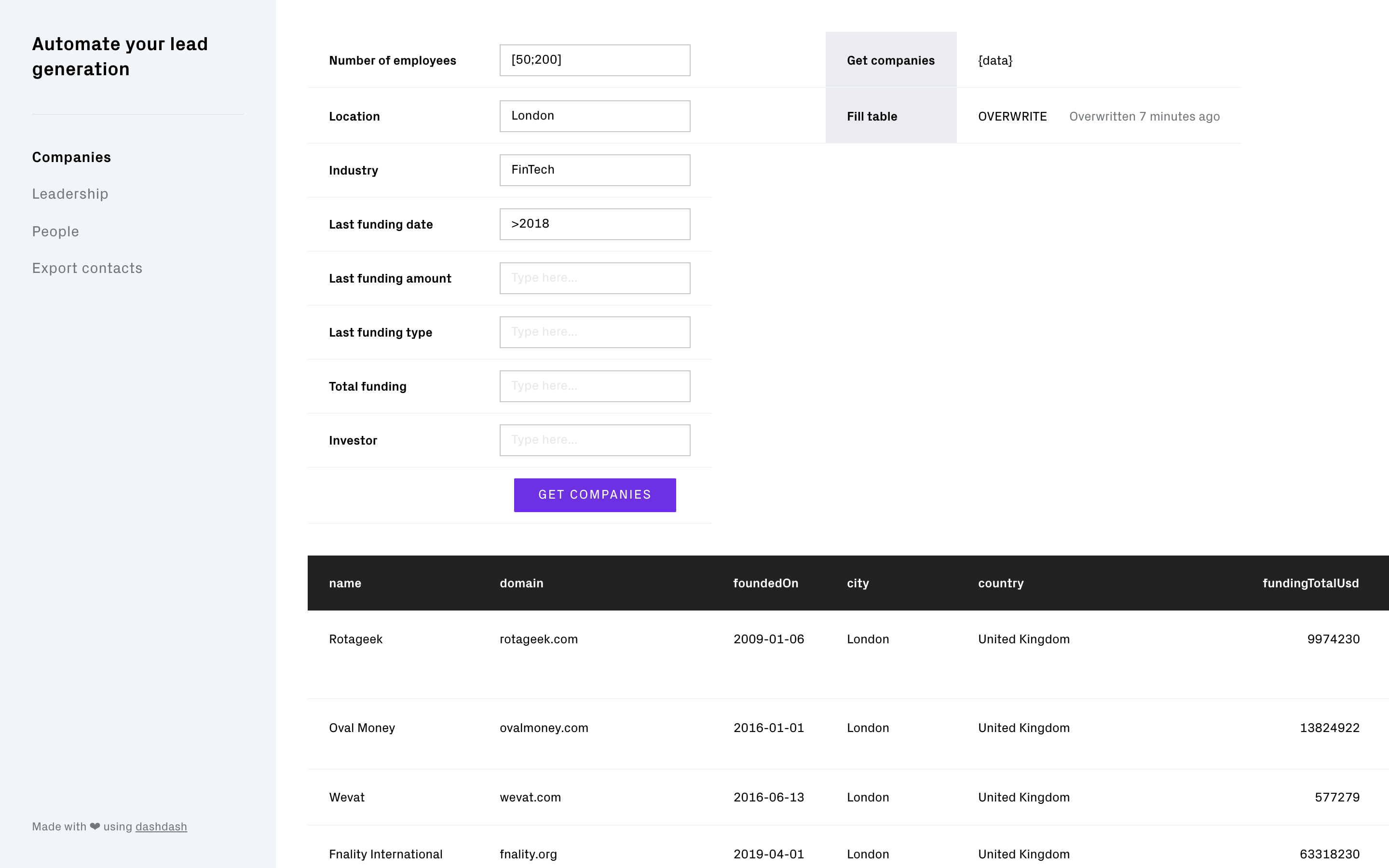editor or live screenshot