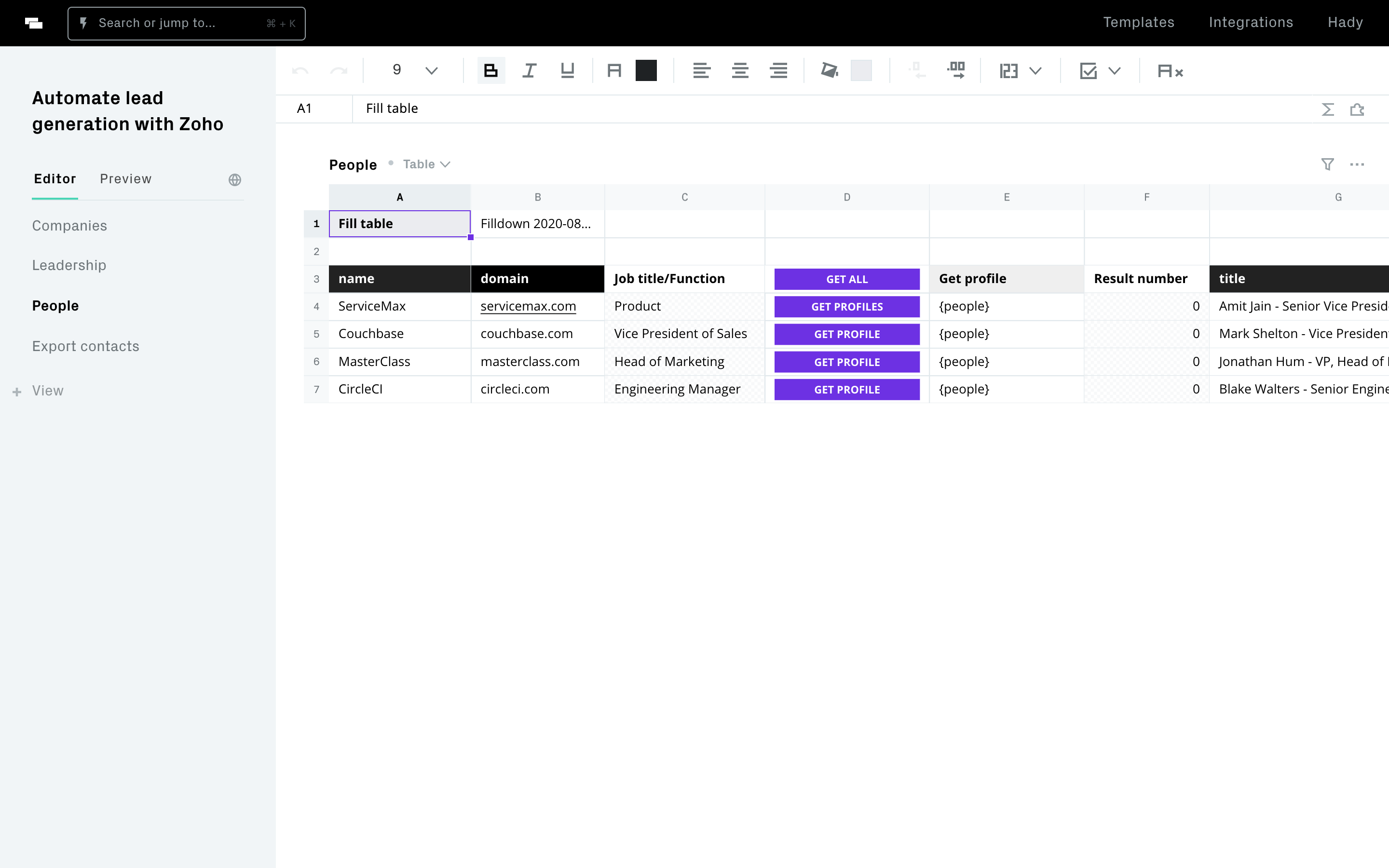 editor or live screenshot