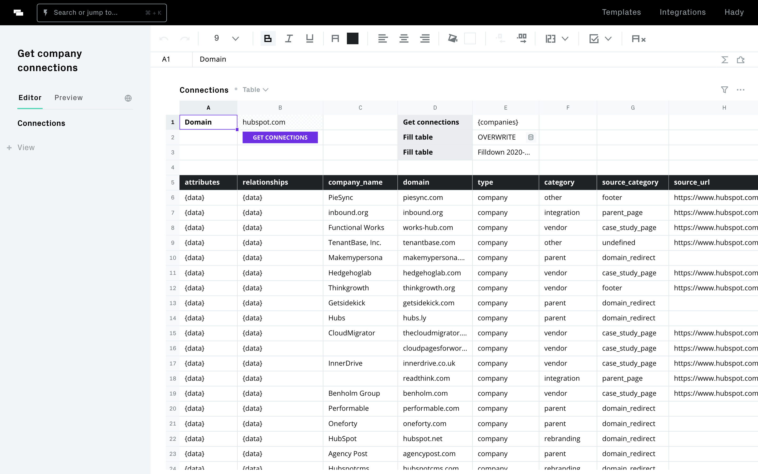 editor or live screenshot