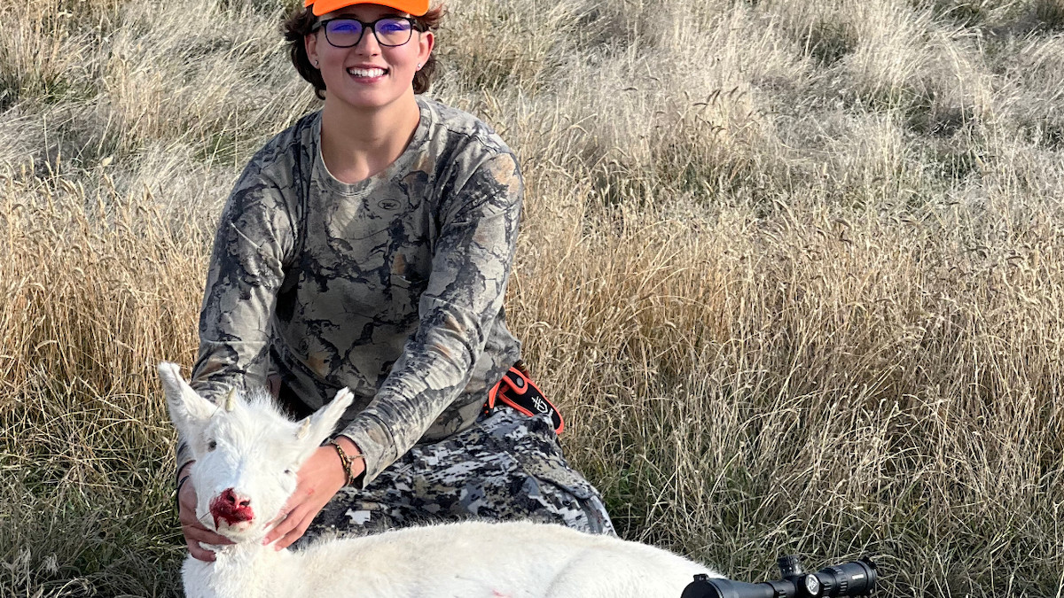 17-Year-Old Hunter Harvests Rare Albino Antelope