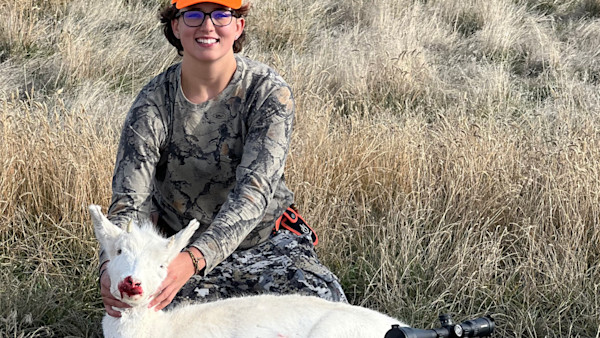 17-Year-Old Hunter Harvests Rare Albino Antelope