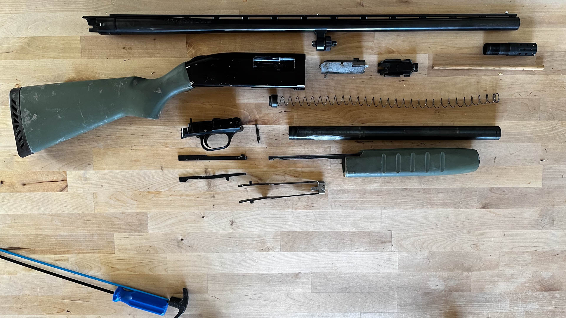 mossberg disassembled
