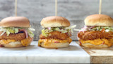 Fish Sliders with Pimento Cheese