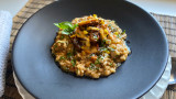 Upland Risotto with Wild Mushrooms and Grouse