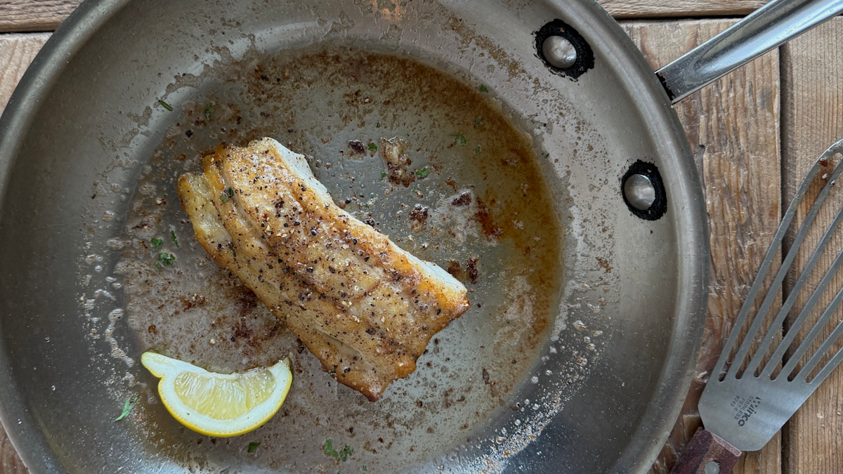 Sautéed Fish with Lemon-Garlic Butter