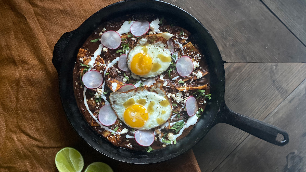 Duck Chilaquiles