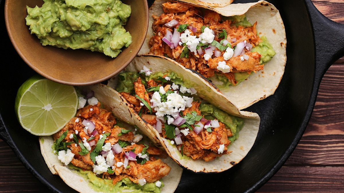 Pheasant Tinga Tacos