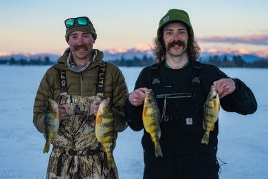 Idaho Perch with Old Time Hawkey