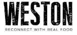 WESTON logo with tagline RECONNECT WITH REAL FOOD