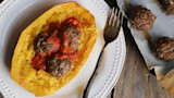 Venison Meatballs with Spaghetti Squash