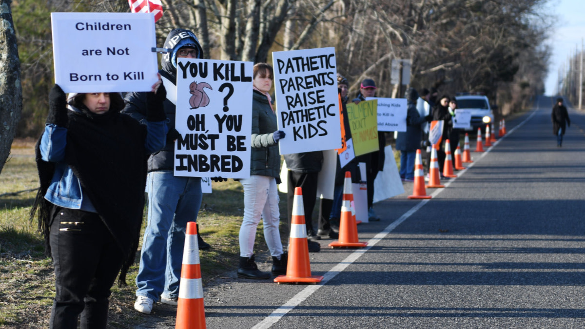 Anti-Hunting Protestors Crash Family Squirrel Hunt