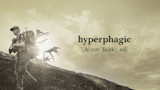 hyperphagic \ˌhi-pər-ˈfa-jik\ adj. — hunter carrying large antlers uphill with sun behind