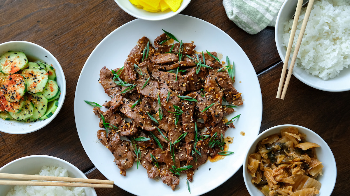 Grilled Venison Bulgogi