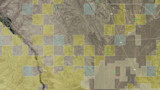 Satellite map with colored land overlays, labels 'Polecat Bench' and 'South Elk Basin Oil Field', Hwy 295